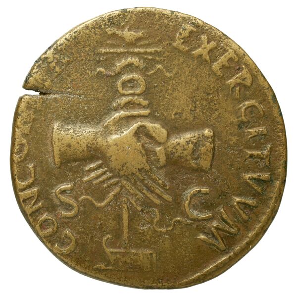 RIC II Nerva 96, реверс, bnf_ocre