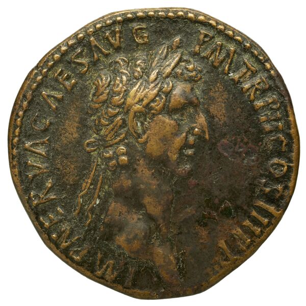 аверс RIC II Nerva 98 (sestertius)