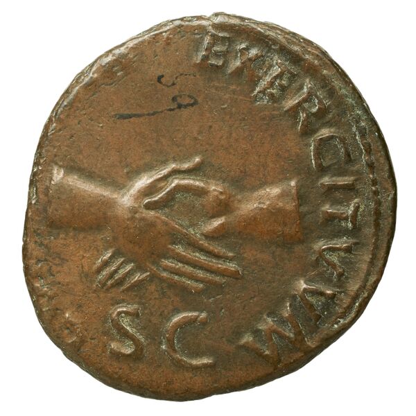RIC II Nerva 95, реверс, bnf_ocre