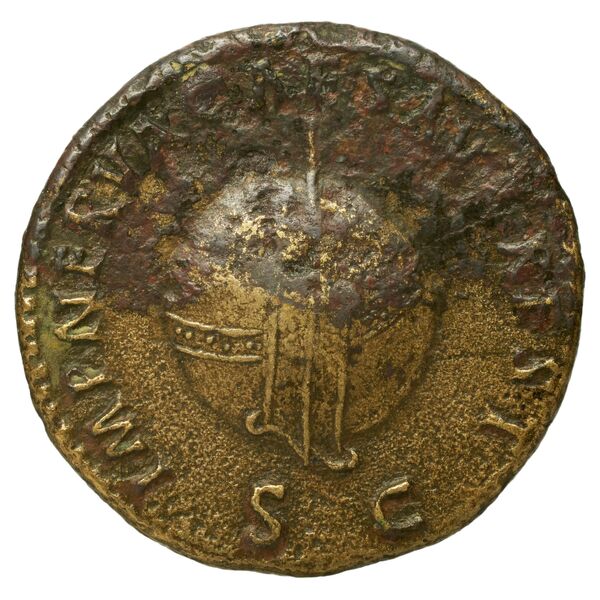 RIC II Nerva 131, реверс, bnf_ocre