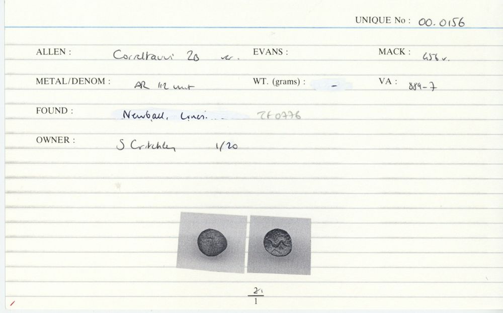 ABC 1839, аверс, Celtic Coin Index (Оксфорд)