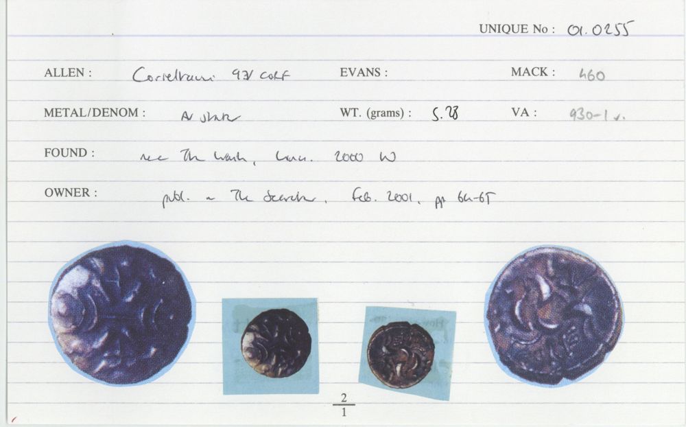 ABC 1863, аверс, cci
