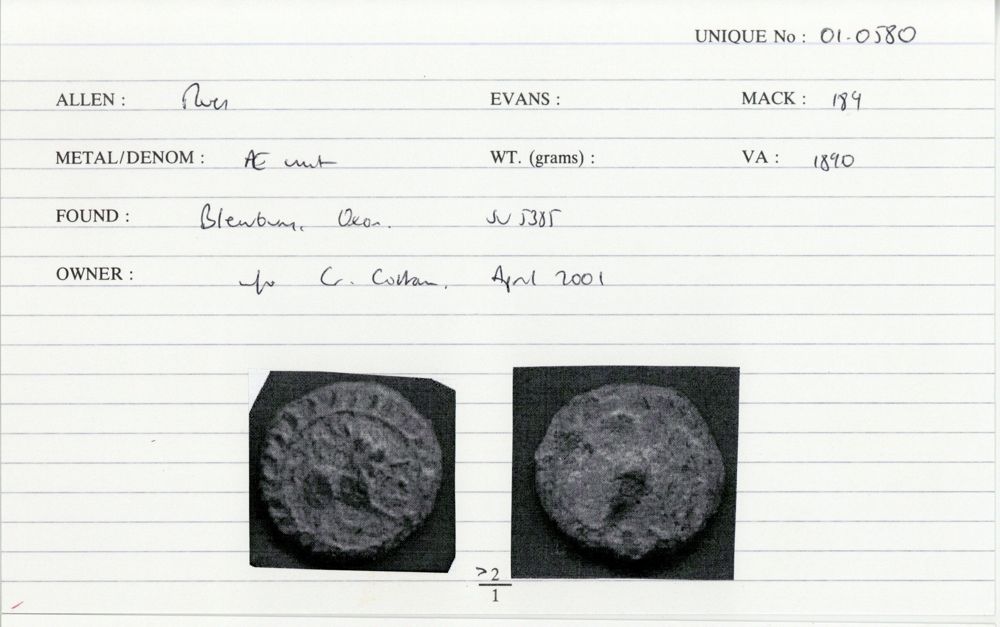ABC 2760, аверс, Celtic Coin Index (Оксфорд)