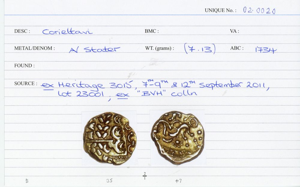 ABC 1734, аверс, Celtic Coin Index (Оксфорд)