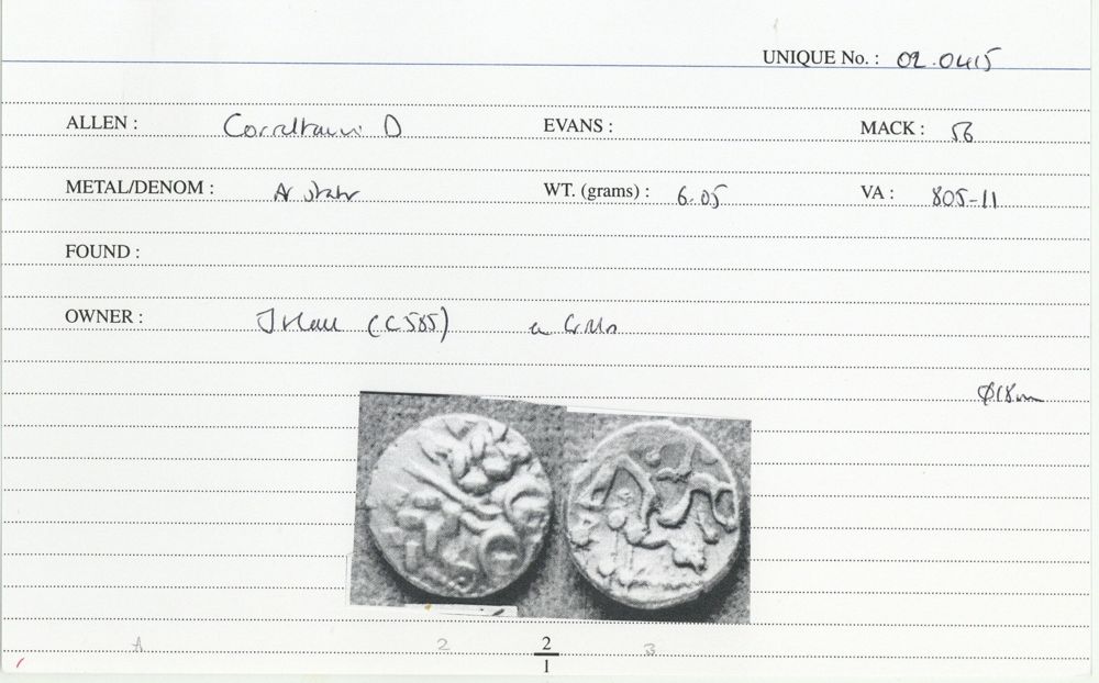ABC 1734, аверс, Celtic Coin Index (Оксфорд)