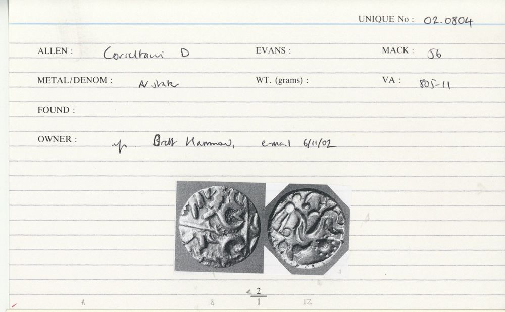 ABC 1734, аверс, Celtic Coin Index (Оксфорд)
