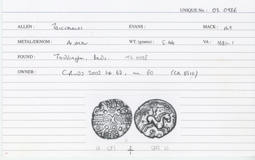ABC 2553, аверс, Celtic Coin Index (Оксфорд)