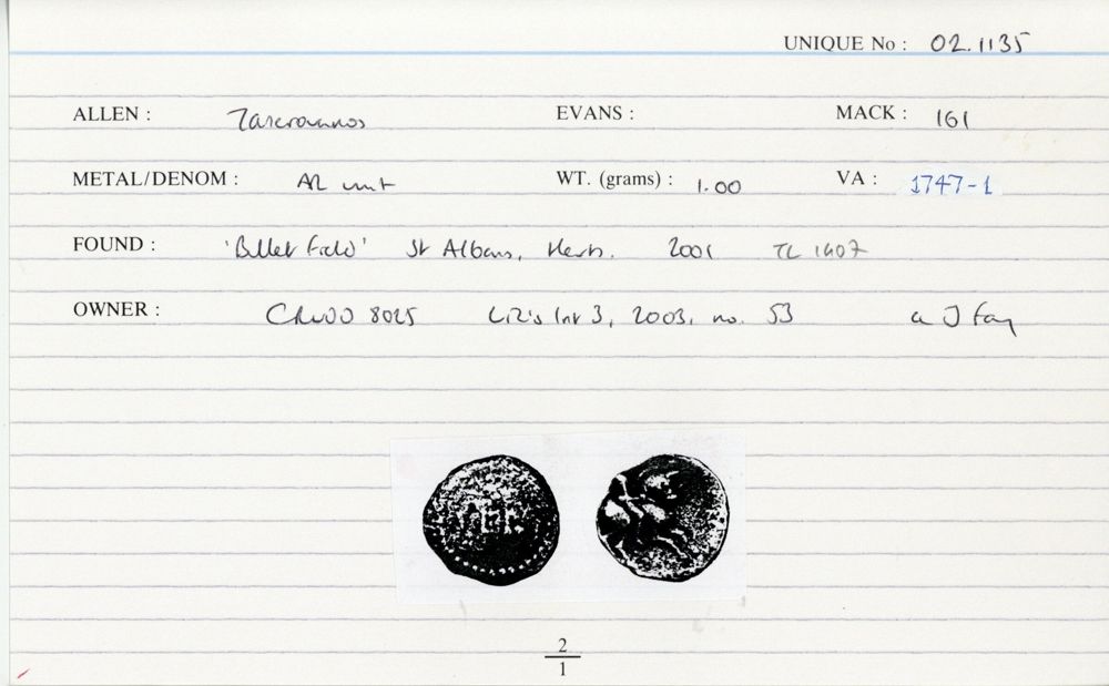 ABC 2622, аверс, Celtic Coin Index (Оксфорд)