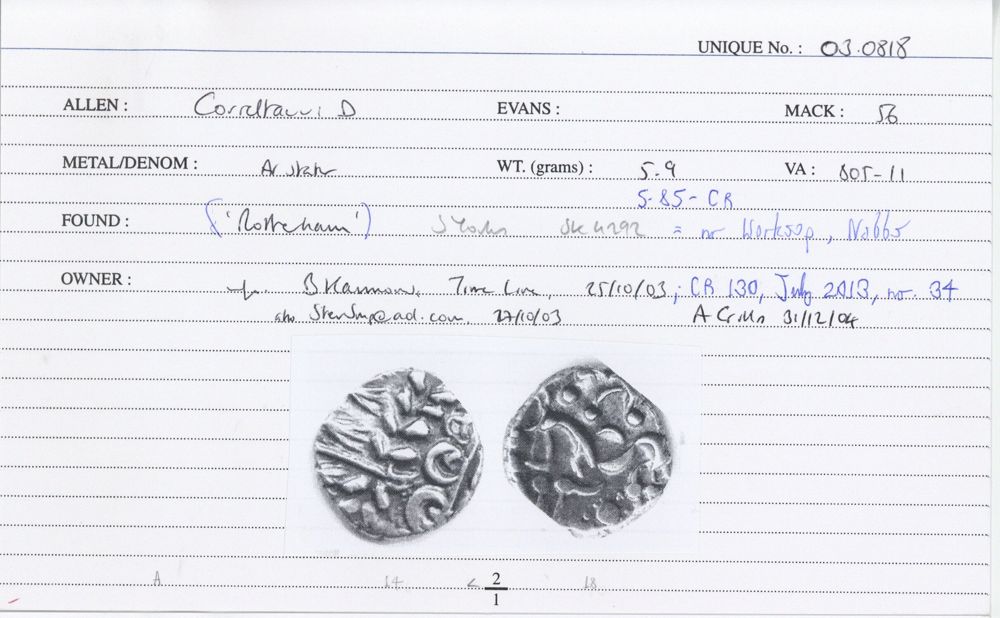 ABC 1734, аверс, Celtic Coin Index (Оксфорд)