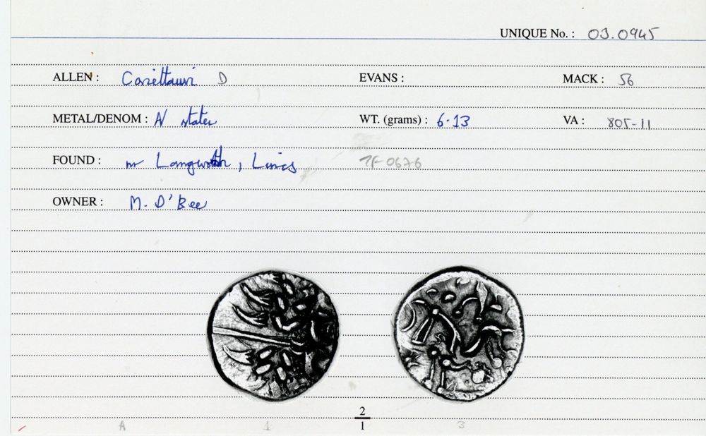 ABC 1734, аверс, Celtic Coin Index (Оксфорд)