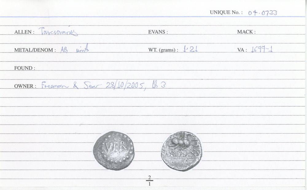 ABC 2622, аверс, Celtic Coin Index (Оксфорд)