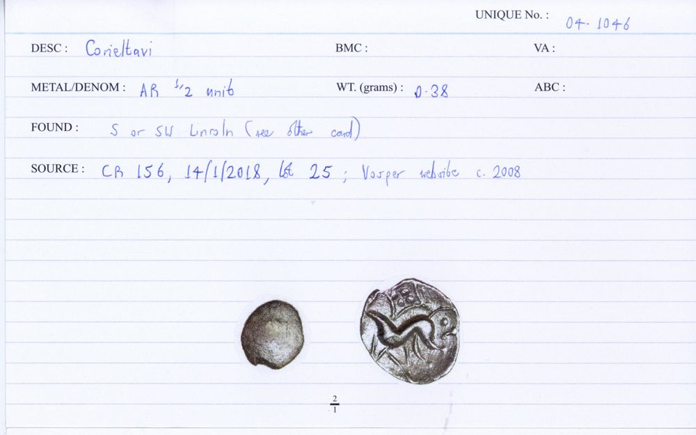 ABC 1839, аверс, Celtic Coin Index (Оксфорд)