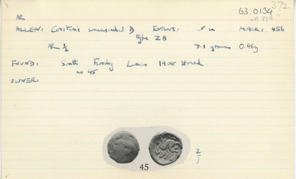 ABC 1839, аверс, Celtic Coin Index (Оксфорд)