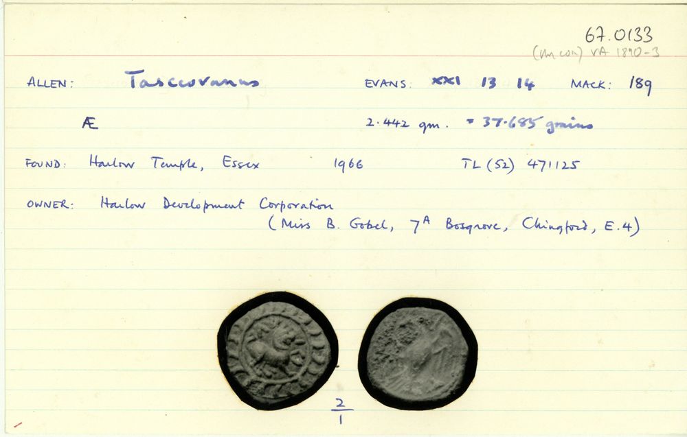 ABC 2760, аверс, Celtic Coin Index (Оксфорд)