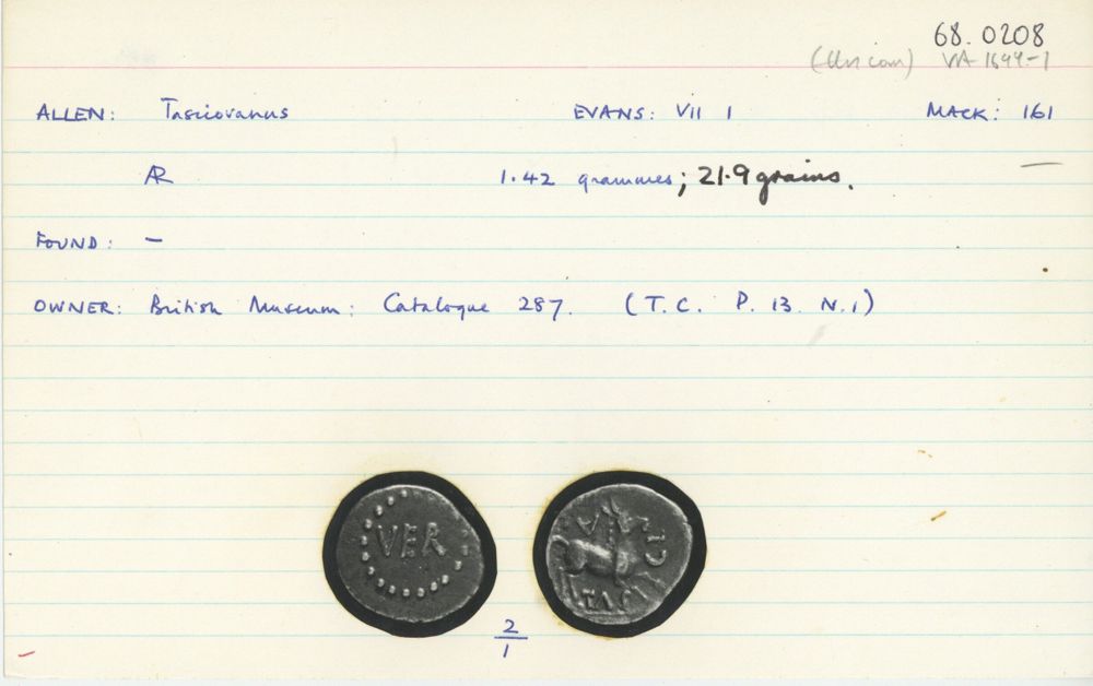 ABC 2622, аверс, Celtic Coin Index (Оксфорд)