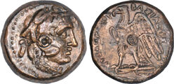 Coins of the Ptolemaic Empire Vol. I, Part II, no. B206, реверс, cealex