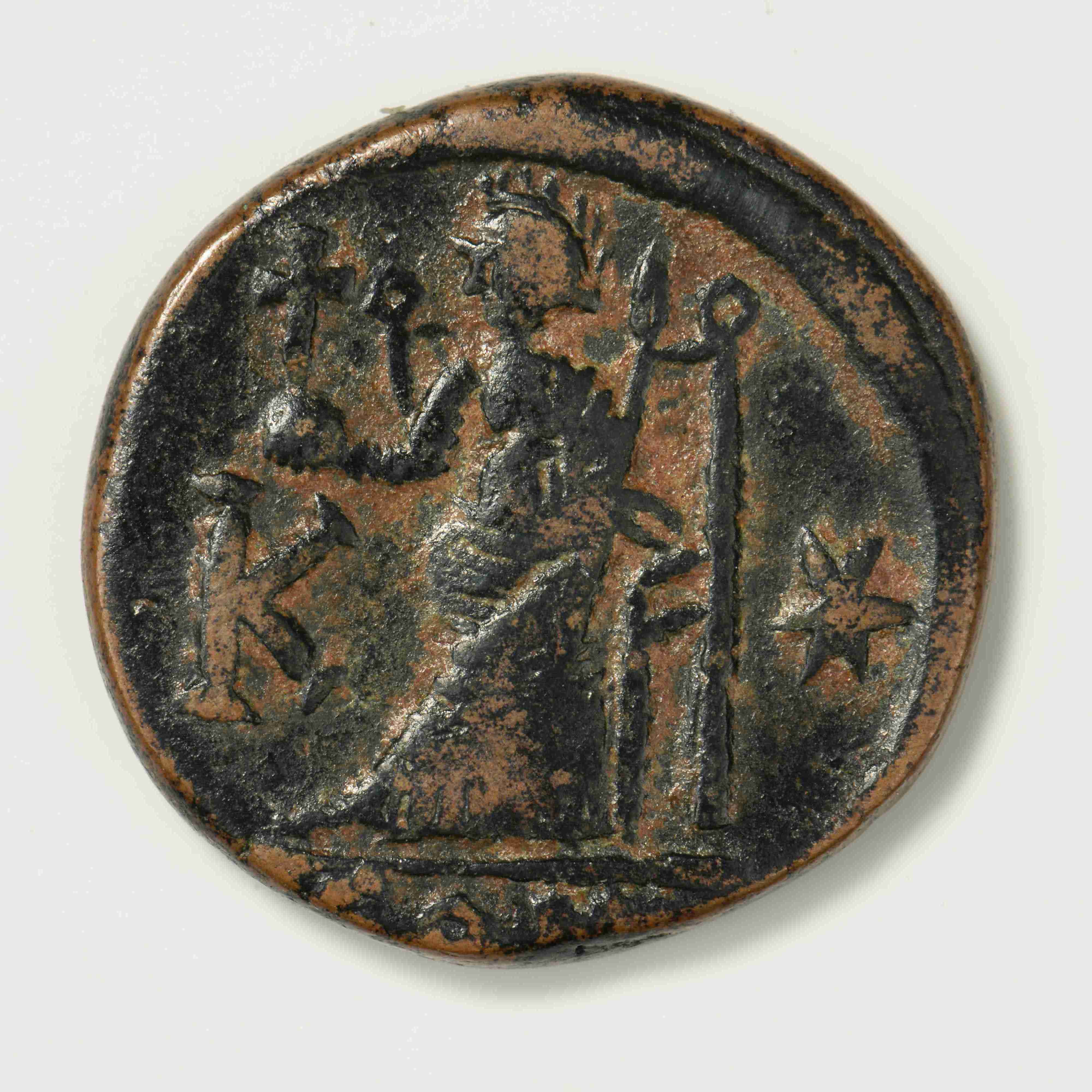 реверс Anastasios I — Half Follis (Constantinople, 491)