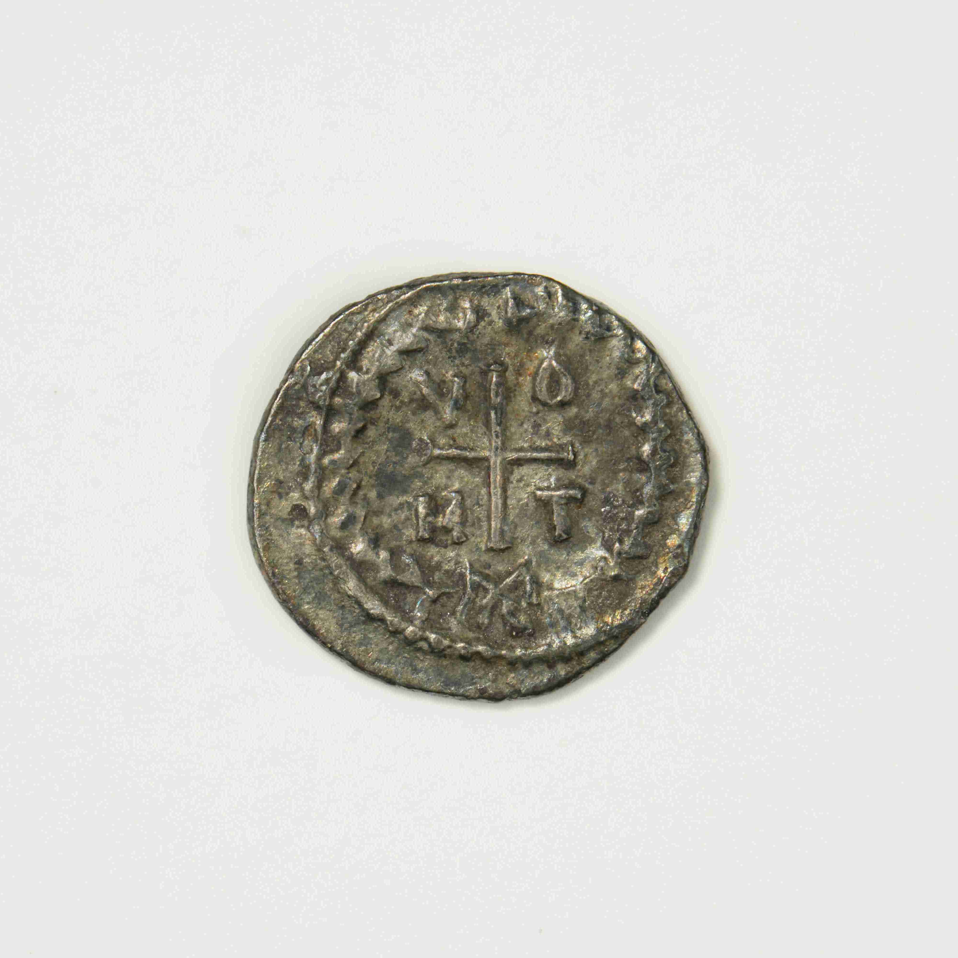 реверс Justinian I — Quarter siliqua (Carthage, 534)