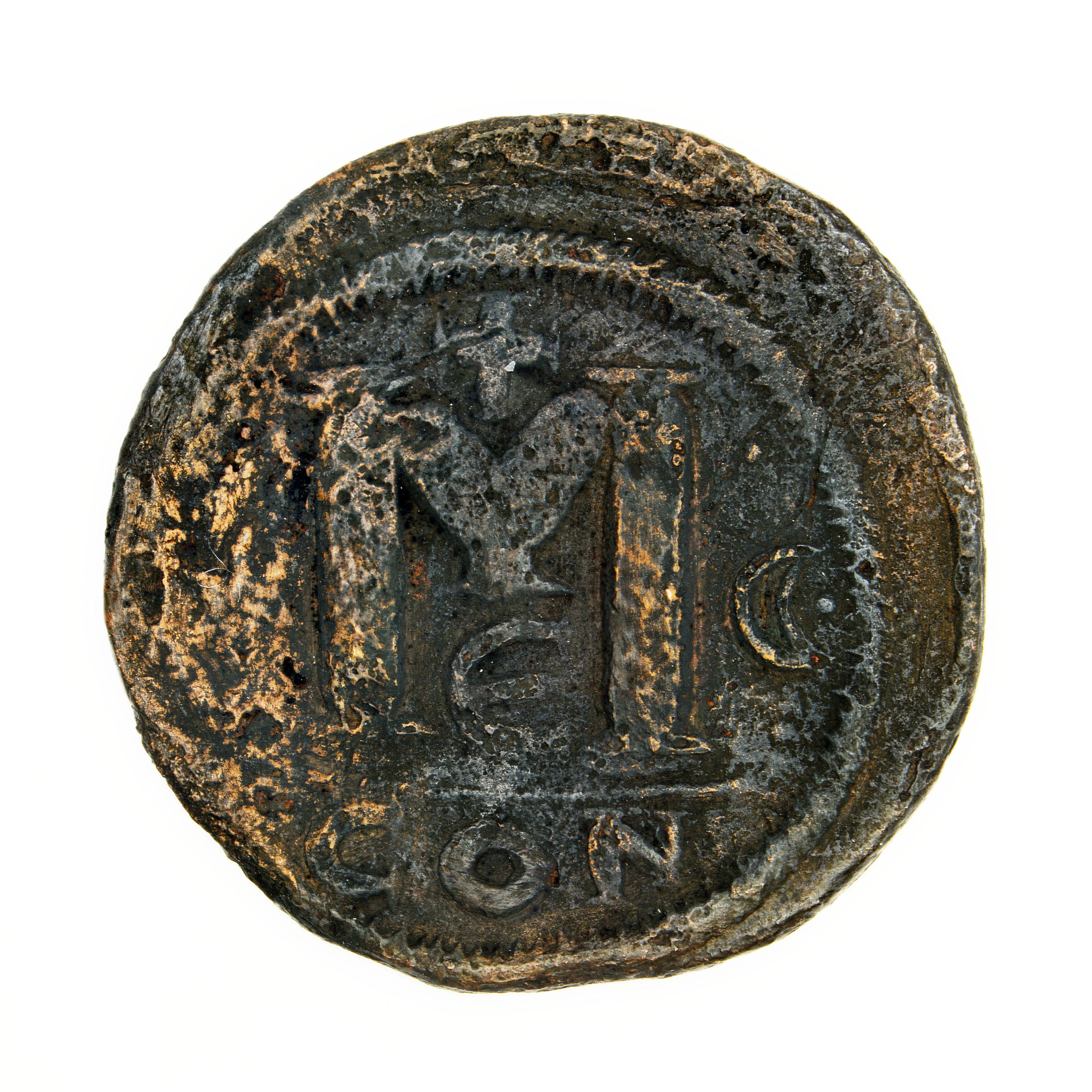 реверс Anastasios I — Follis (Constantinople, 517)