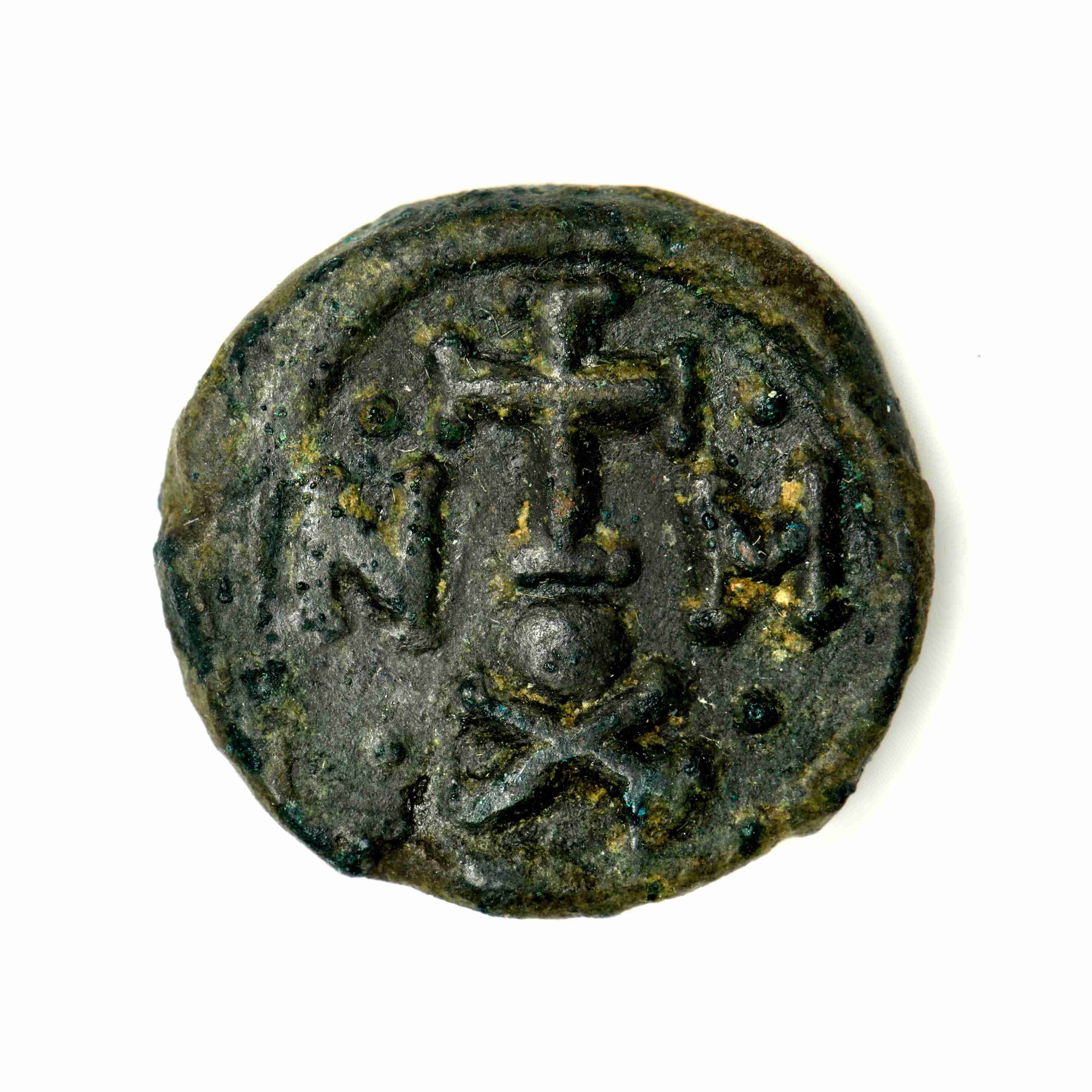 реверс Maurice Tiberius — Decanummium (Carthage, 582–583)