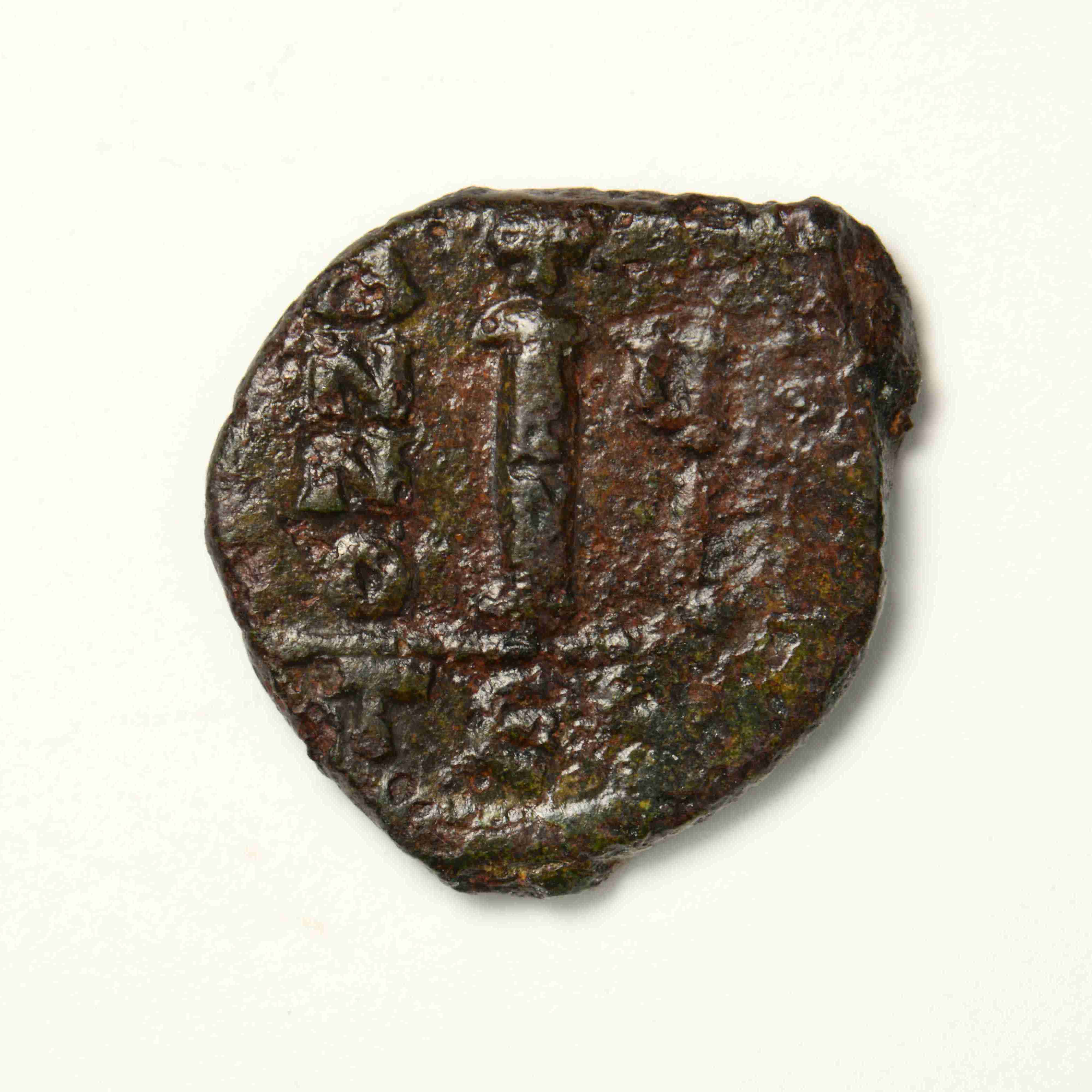 реверс Phocas — Decanummium (Thessalonike, 607–608)
