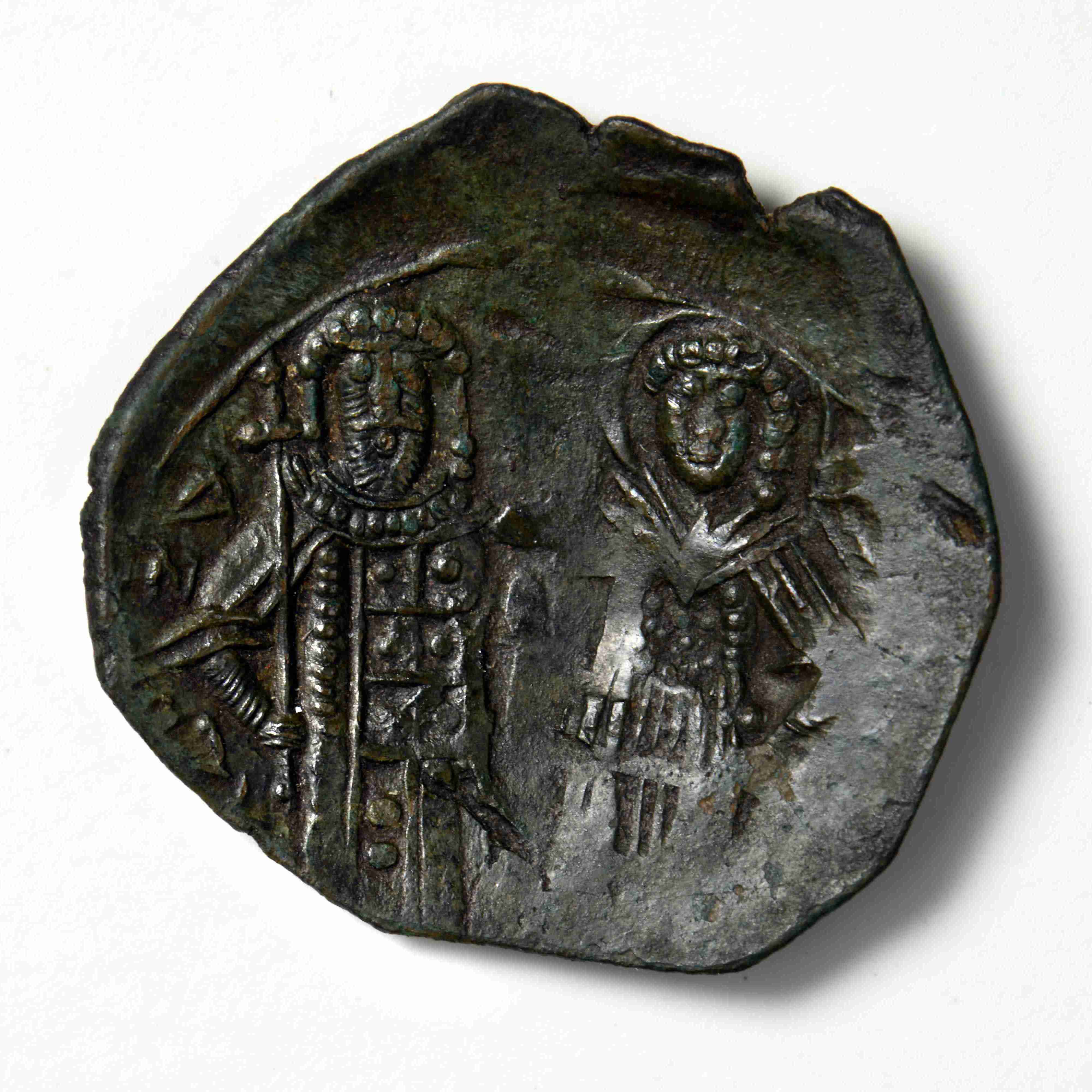 реверс Andronikos II Palaiologos — Trikephalon (Aspron Trachy) (Constantinople, 1282)