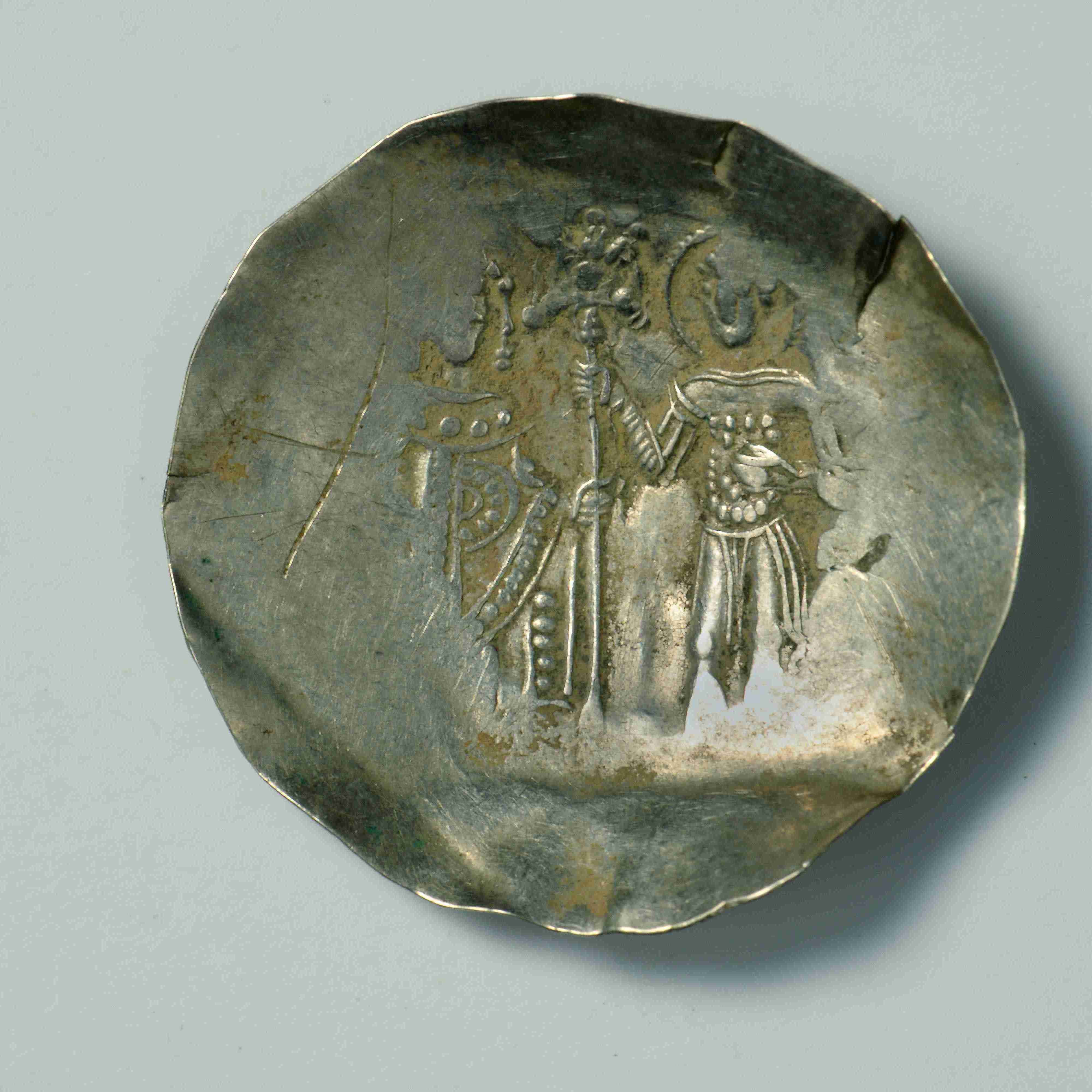 реверс Manuel I Komnenos — Trikephalon (Aspron Trachy) (Thessalonike)