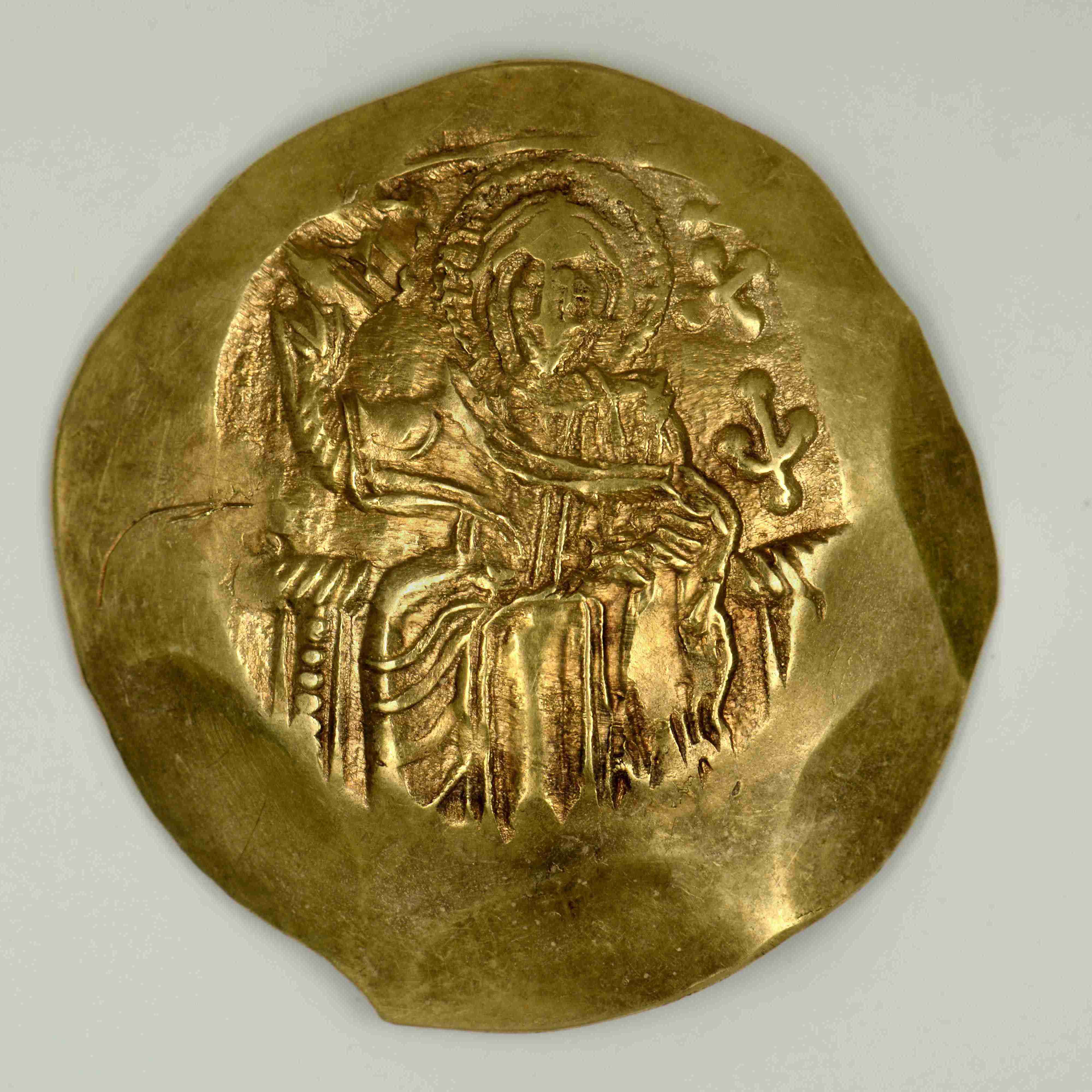 John III Doukas Vatatzes — Nomisma Hyperpyron (Magnesia, 1221), аверс, do_byzant