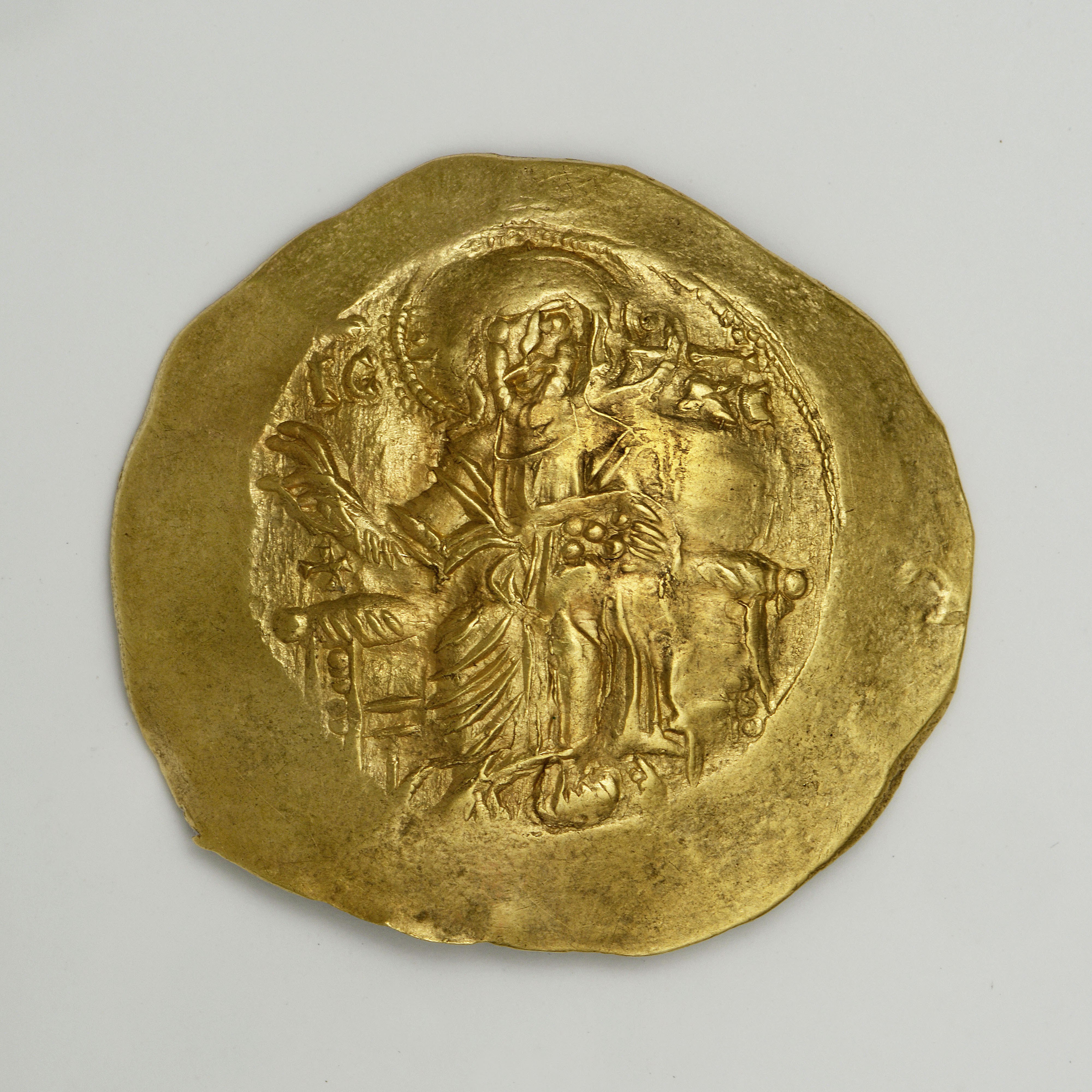 John III Doukas Vatatzes — Nomisma Hyperpyron (Magnesia, 1221), аверс, do_byzant