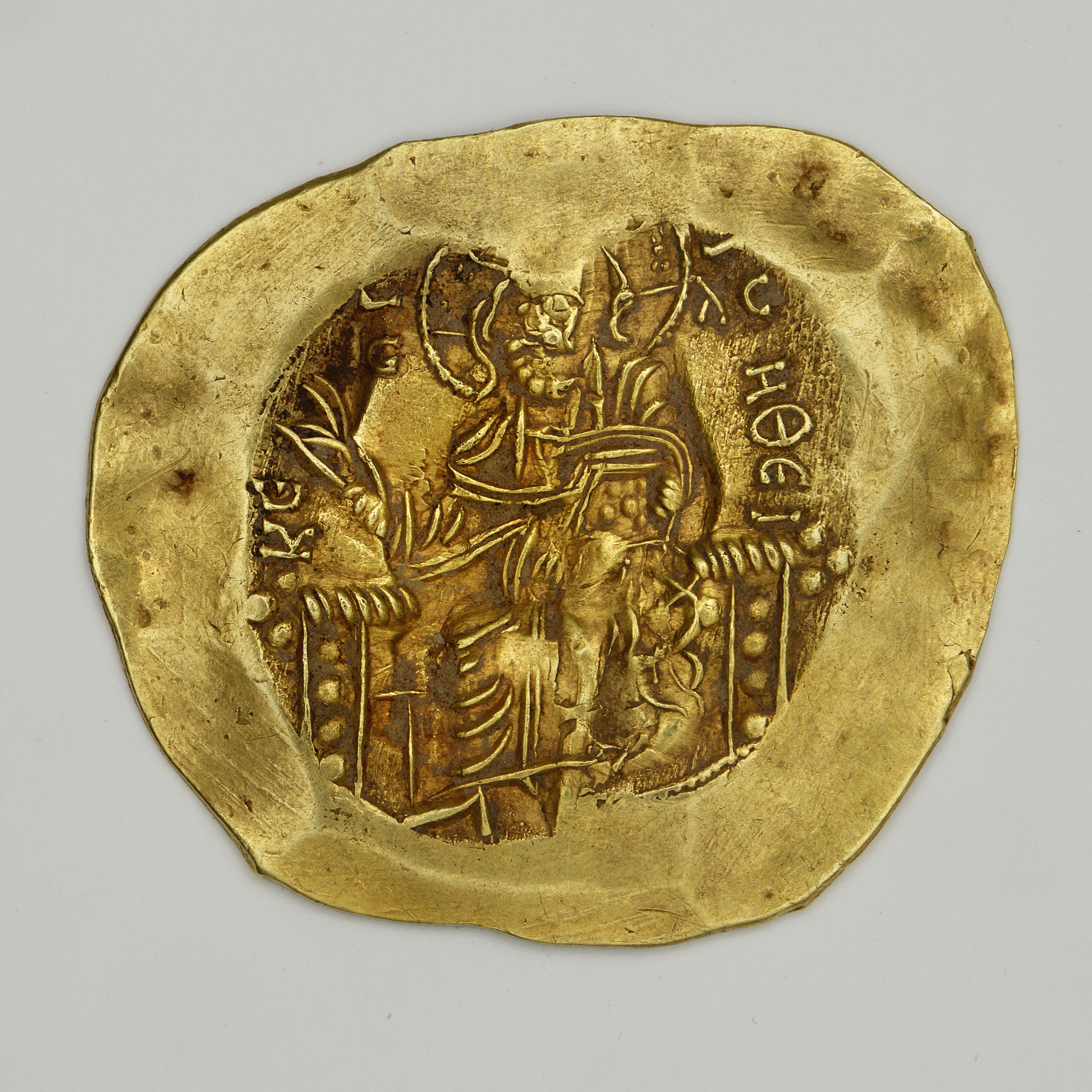 John III Doukas Vatatzes — Nomisma Hyperpyron (Magnesia, 1221), аверс, do_byzant