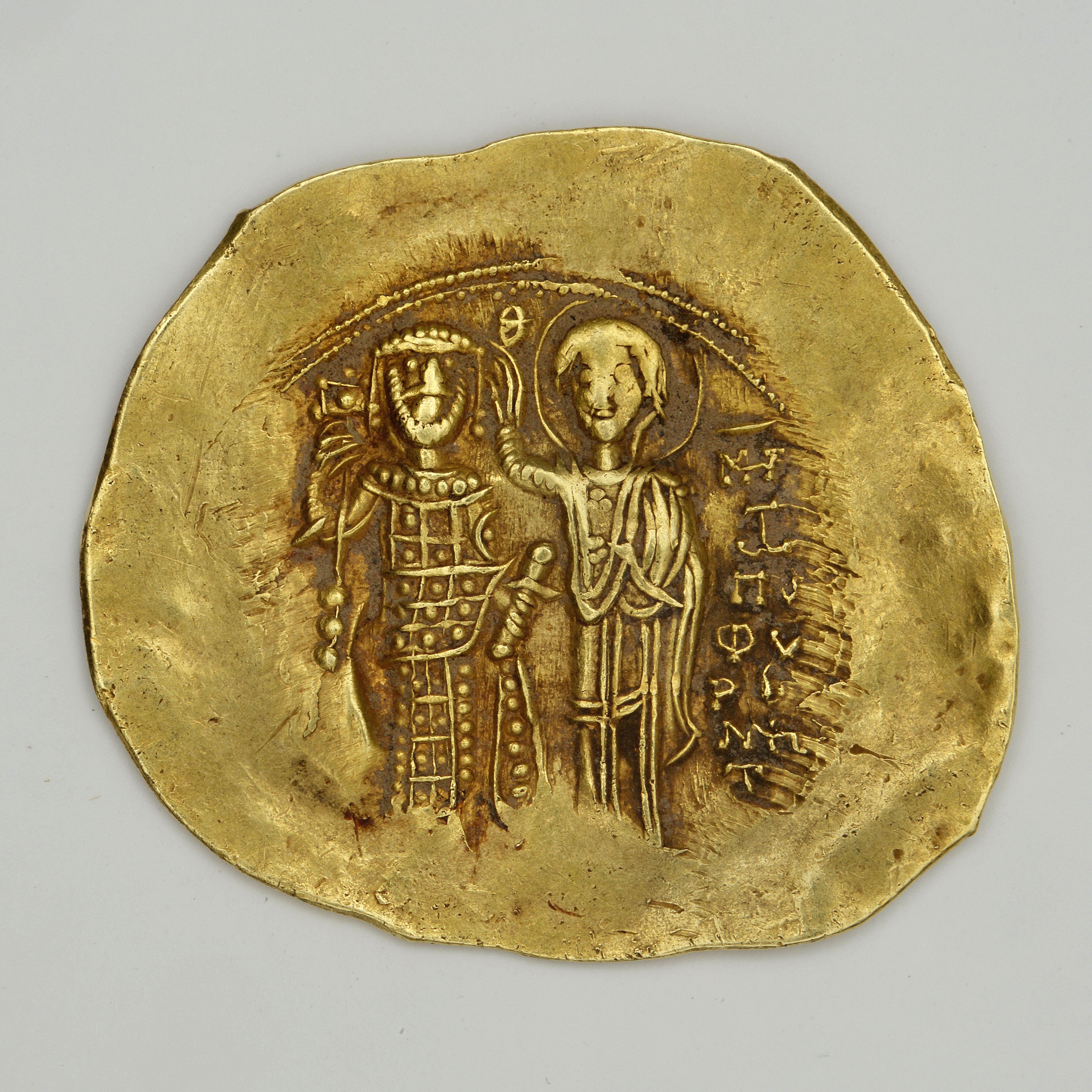 John III Doukas Vatatzes — Nomisma Hyperpyron (Magnesia, 1221), реверс, do_byzant