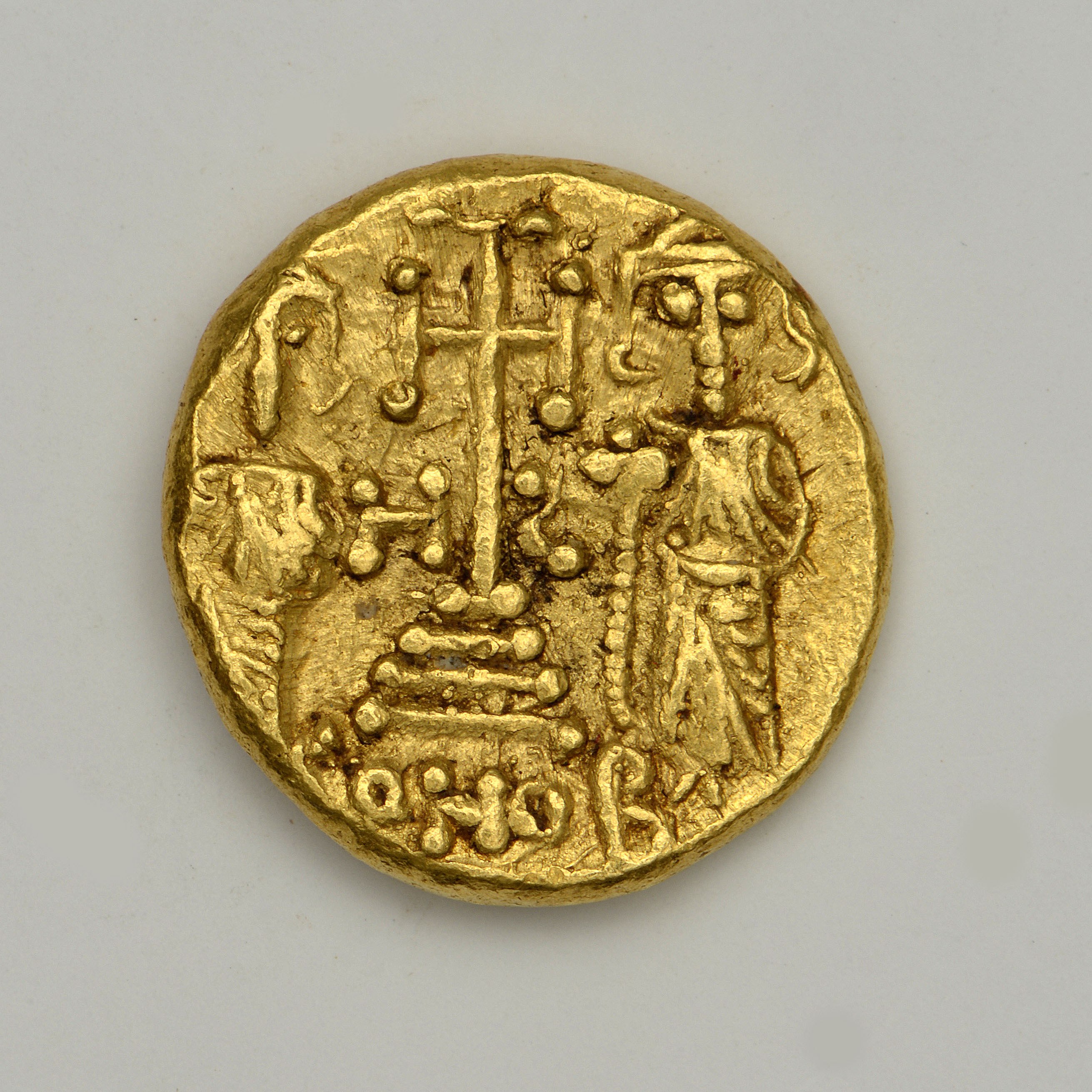 реверс Constantine IV — Solidus (Carthage, 679)