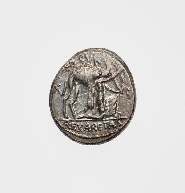 RRC 422/1a, аверс, getty