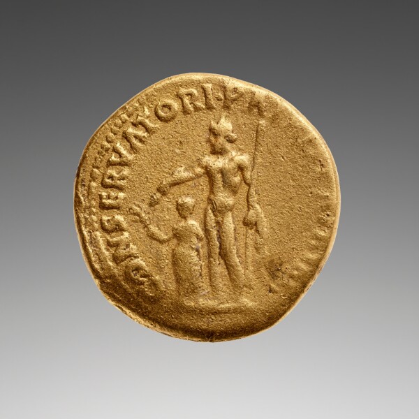 RIC II Trajan 249 (aureus), реверс, getty