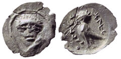 реверс Yehud Coinage 28